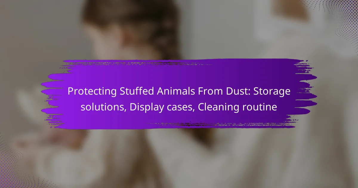Protecting Stuffed Animals From Dust: Storage solutions, Display cases, Cleaning routine